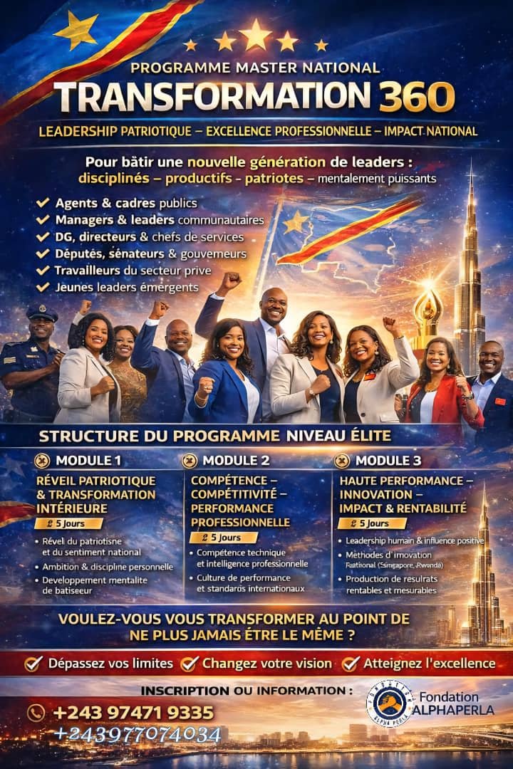 Programme Master National - Transformation 360